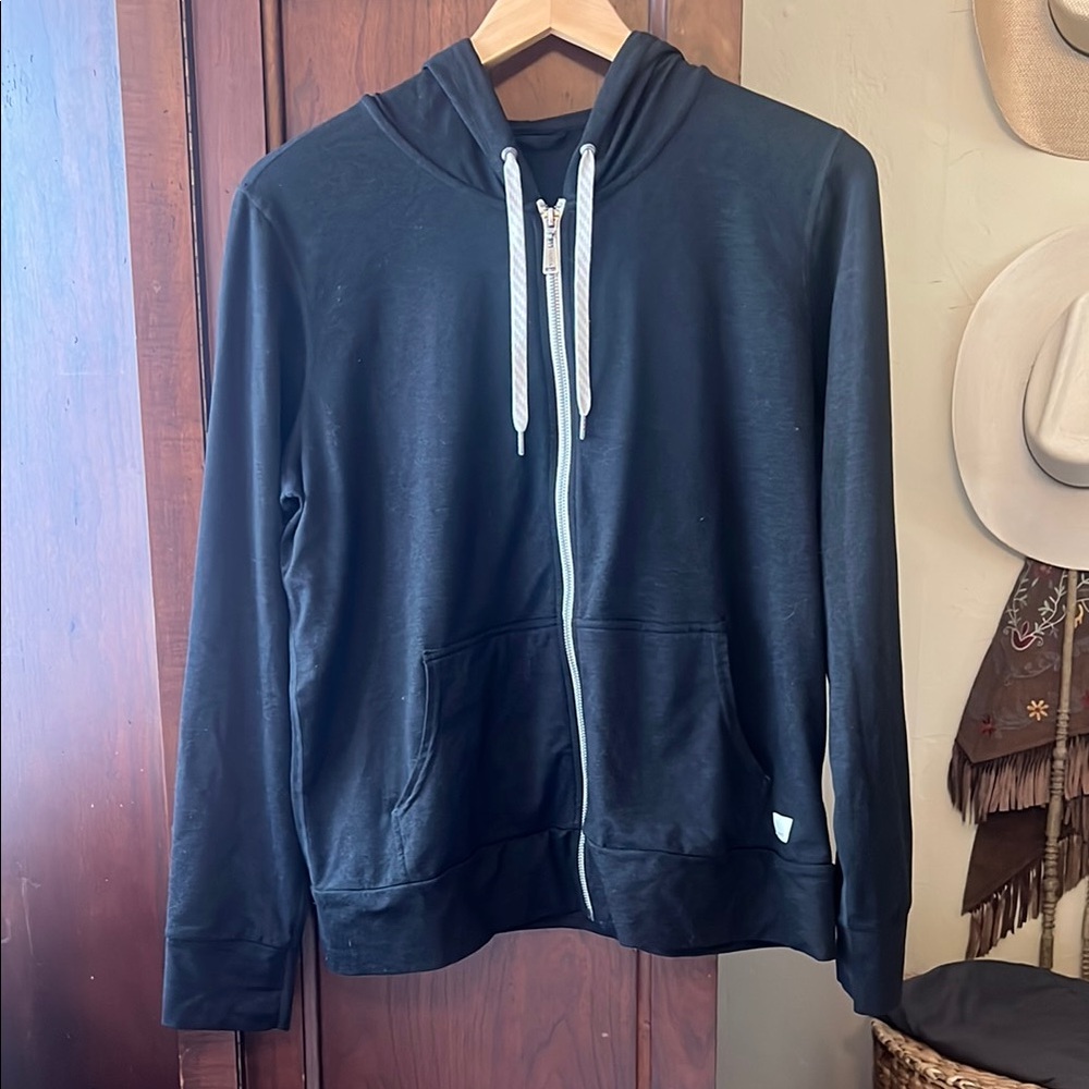 VUORI Hoodie L Black/Black Heather